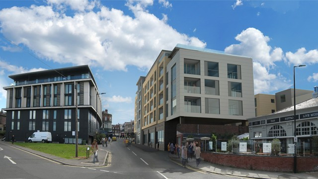 Westgate Chambers in Rotherham designed by Self